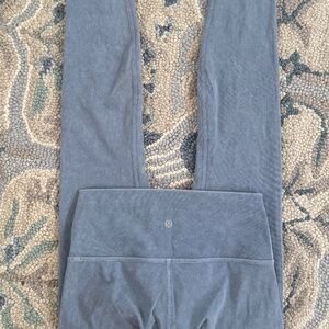 Lululemon Wunder Under High Rise Tight Luxtreme Washed Moon Blue 6Leggings
